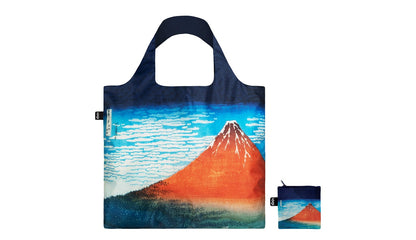 Loqi Katsushika Hokusai - Red Fuji Recycled Bag - Image 1