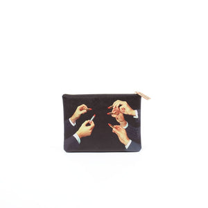 SELETTI Toiletpaper Cosmetic Bag 21x15,5 Graphic Case Cosmatic Bag - Lipsticks - Image 1