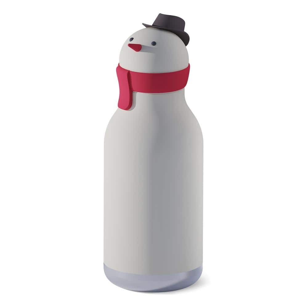 Bestie Snowman - 460 ml Insulated Bottle with Straw - Image 1