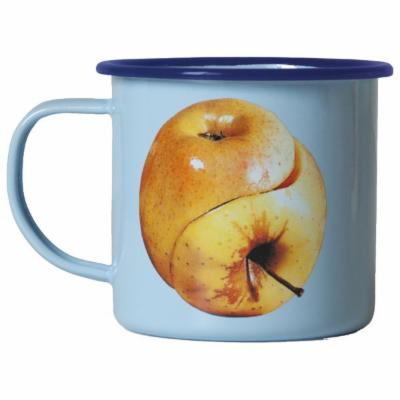 Apple Enamelled Metal Mug - Image 1