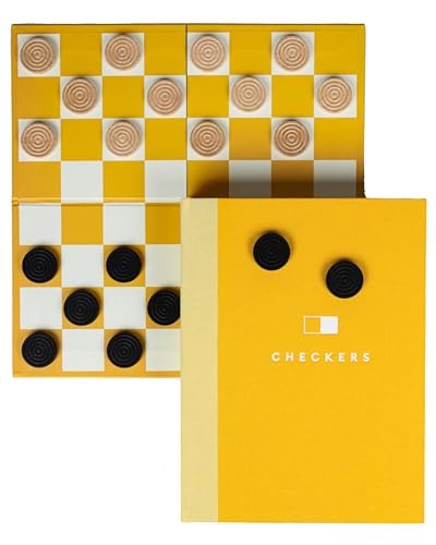 Checkers in a Book Shape Board Games - Image 1