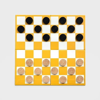 Checkers in a Book Shape Board Games - Image 4