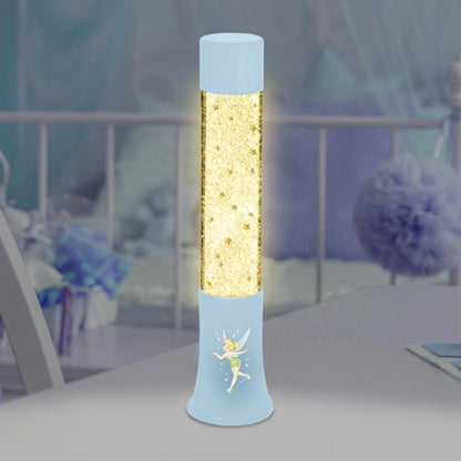 Paladone - Night Light | Tinker Bell | Plastic Flow Lava Lamp Rocket Gaming Glitter Motion Light