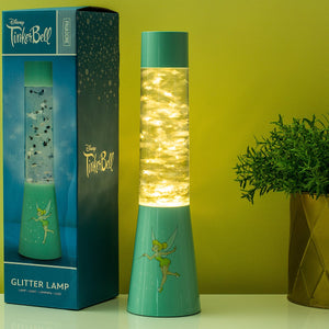 Paladone - Night Light | Tinker Bell | Plastic Flow Lava Lamp Rocket Gaming Glitter Motion Light