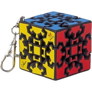 Mini Meffert's Deluxe Keychain Puzzle: Gear Cube - Image 1