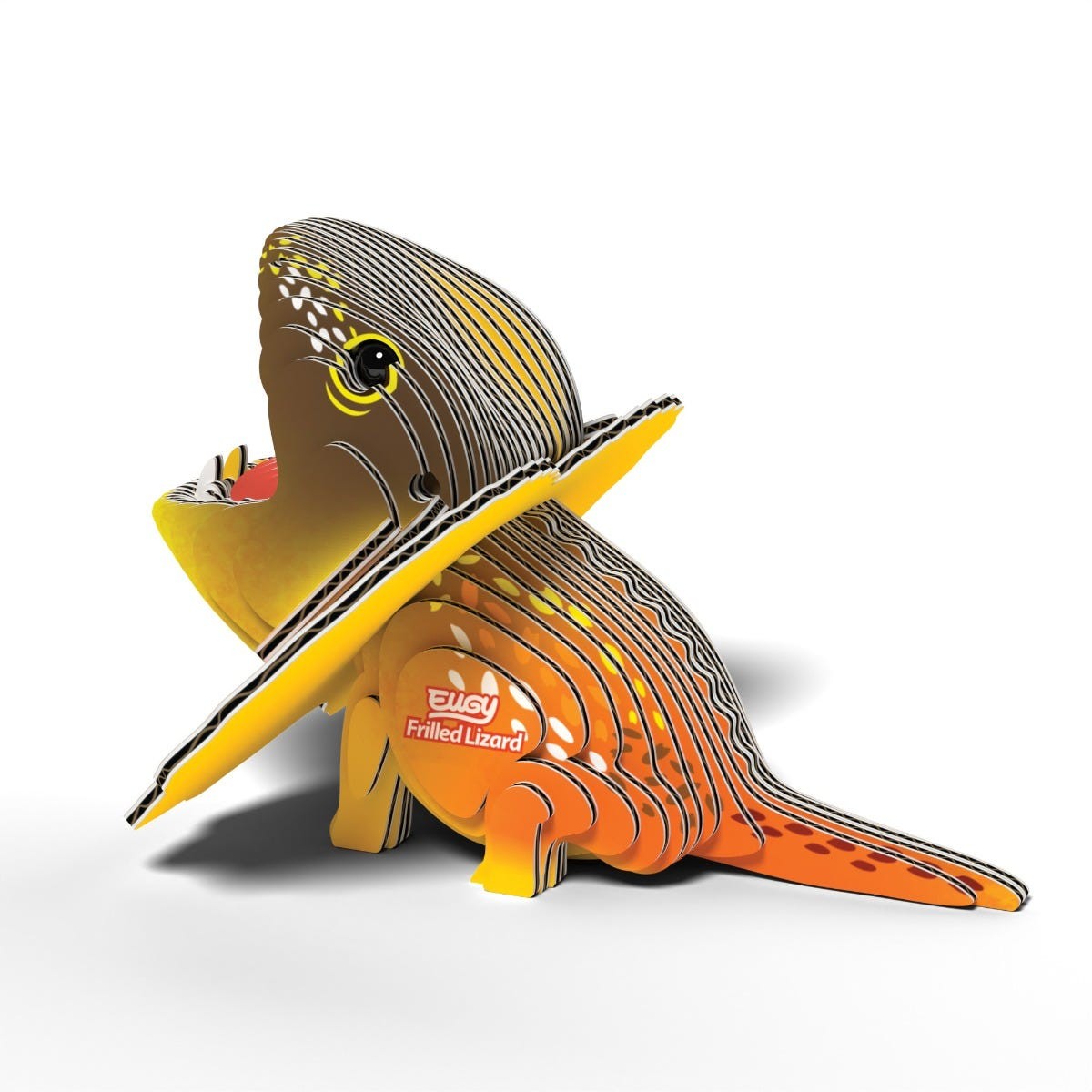 EUGY 3D Frilled Lizard No.108 Model Craft Kit - Image 3