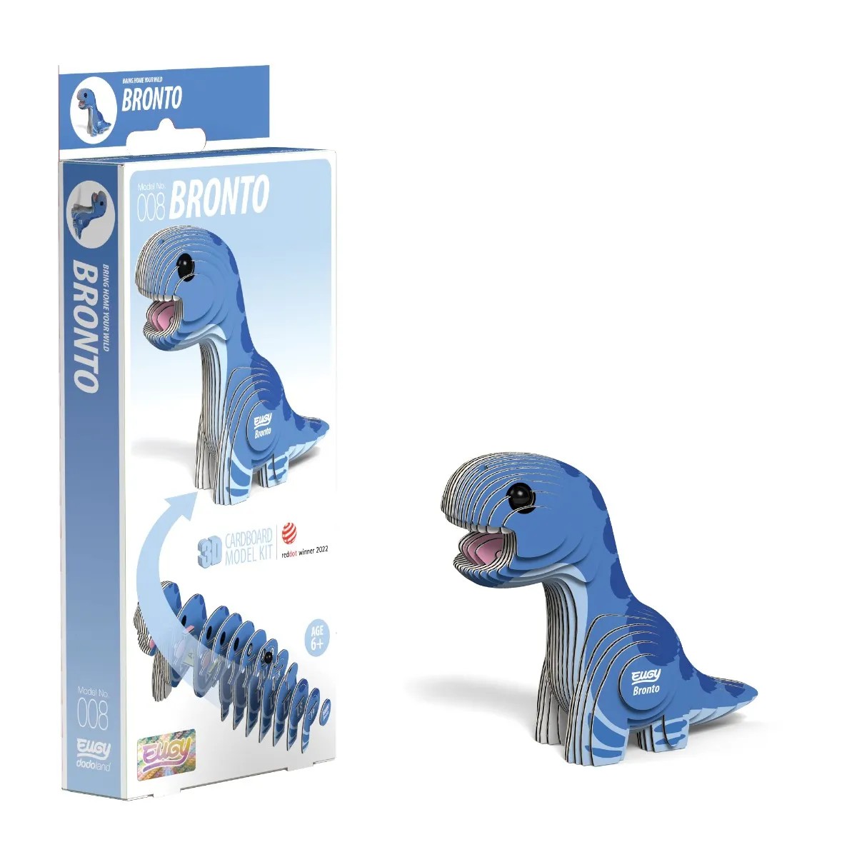 Eugy Bronto 3D Model Craft Kit - Image 1