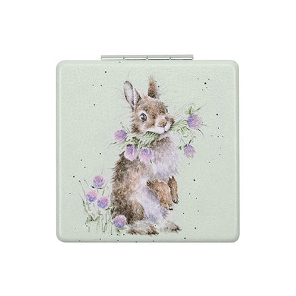 'Head Clover Heels' Rabbit Compact Mirror - Image 1