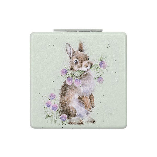 'Head Clover Heels' Rabbit Compact Mirror - Image 1