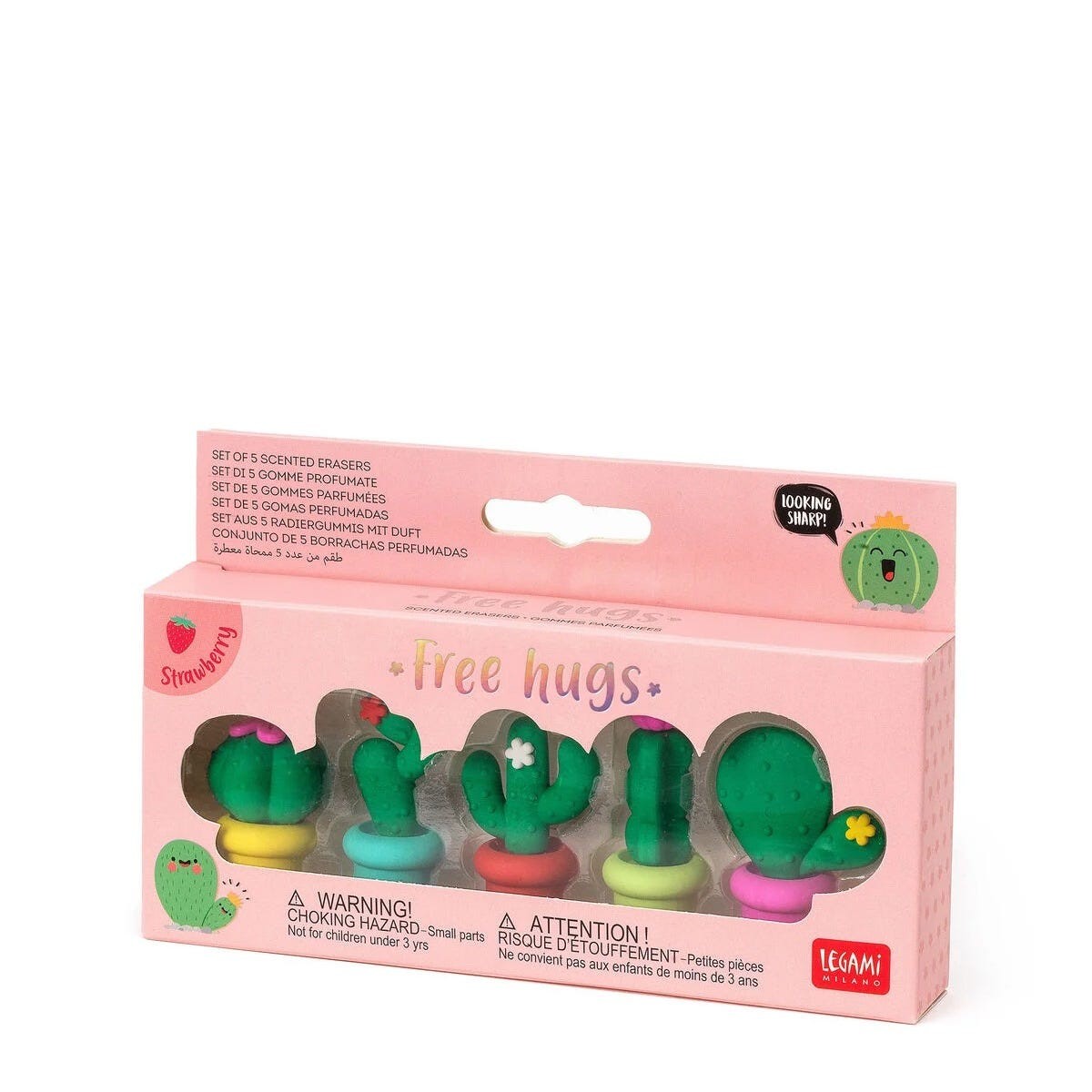 Free Hugs - Set of 5 Scented Erasers - Image 3