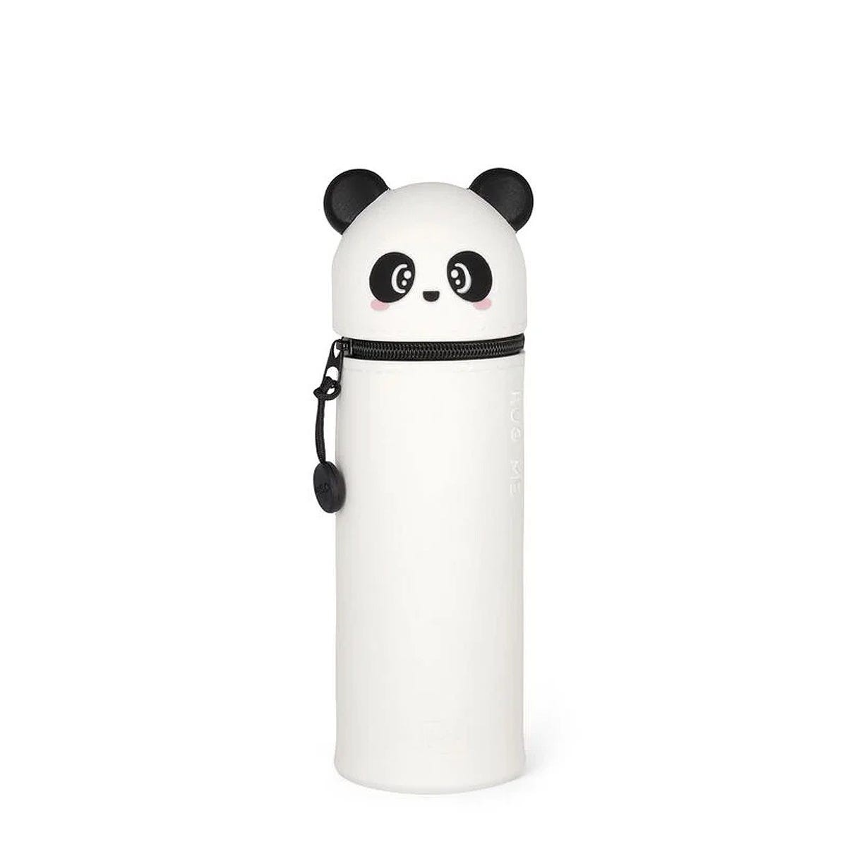 Legami 2 in 1 Soft Silicone Pencil Case - Panda - Image 1