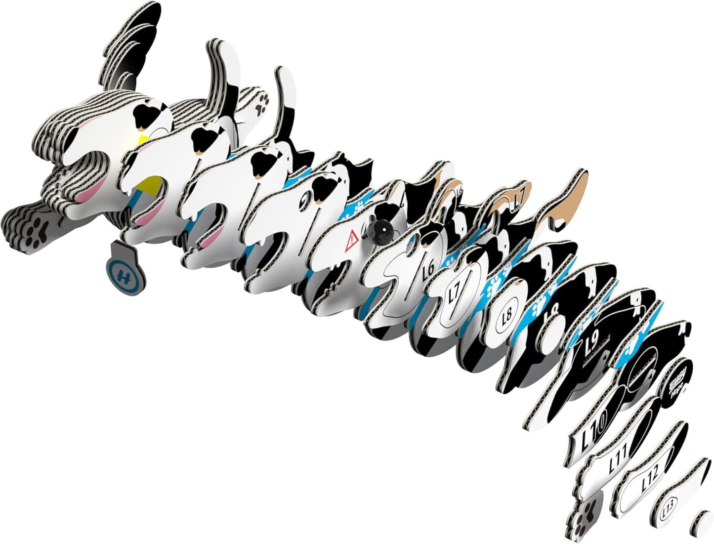 Eugy Dog - Hope 3D Model Puzzle  - Image 3