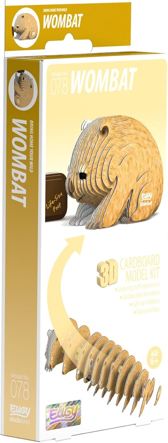 Eugy Wombat 3D Model Craft Kit - Image 3