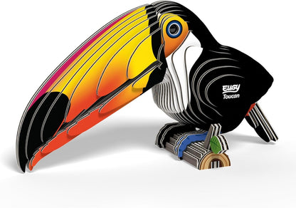 Eugy Toucan Bird 115 3D Cardboard Model Construction Kit - Image 3
