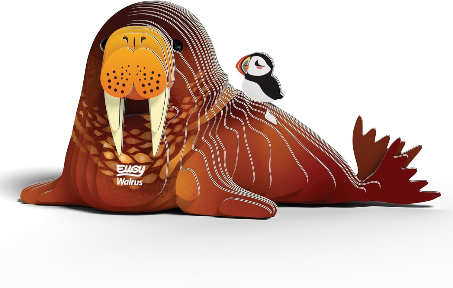 EUGY 3D Walrus No.107 Model Craft Kit - Image 4