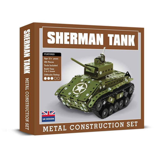 Sherman Tank Metal Construction Set - Image 1