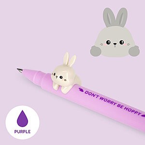 Legami Gel Pen Lovely Friends - Bunny Purple Ink - Image 2