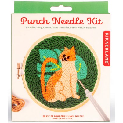 Cat Punch Needle Kit - Image 1