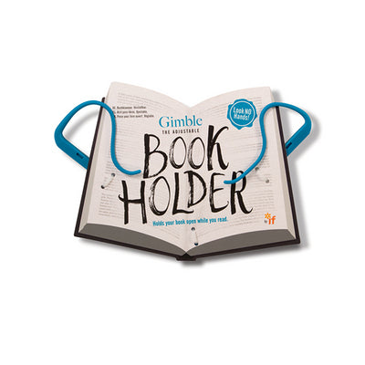 Gimble – The Adjustable Book Holder – Blue - Image 1
