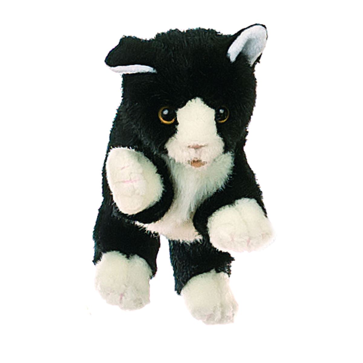 Cat (Black and White) Hand Puppet - Image 1