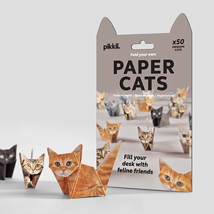 Pikkii Origami Paper Cats Kit - Image 1