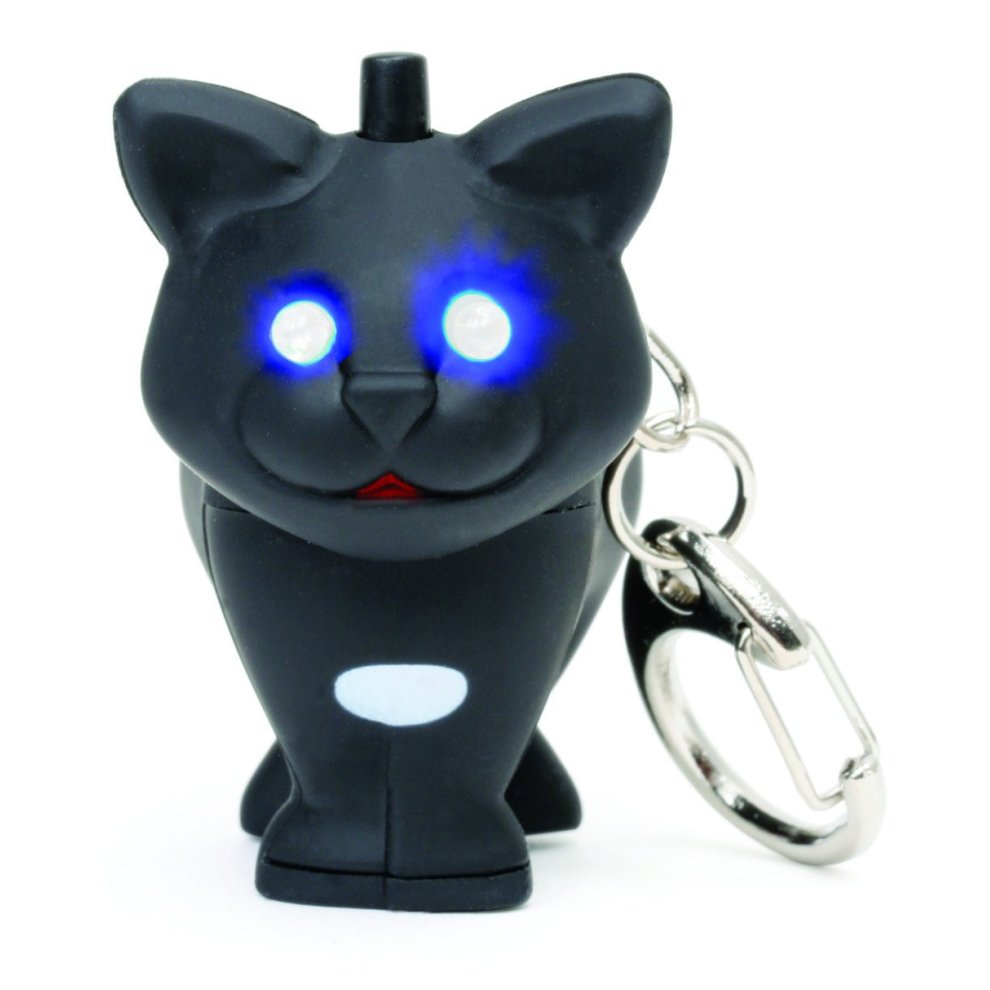 Kikkerland Cat LED Keychain - Image 3