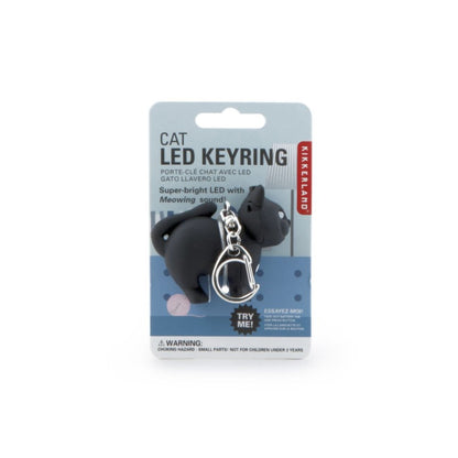 Kikkerland Cat LED Keychain - Image 1