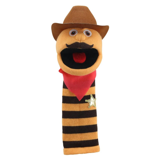 Eco Sockettes: Cowboy Puppet - Image 1