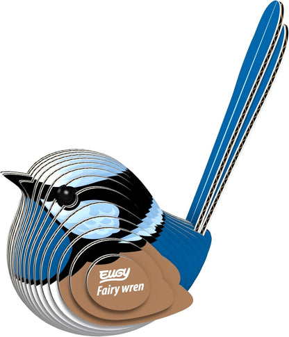 Eugy Fairy Wren 025 3D Cardboard Model Construction Kit - Image 3