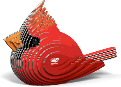 Eugy Cardinal Bird 068 3D Cardboard Model Construction Kit - Image 3