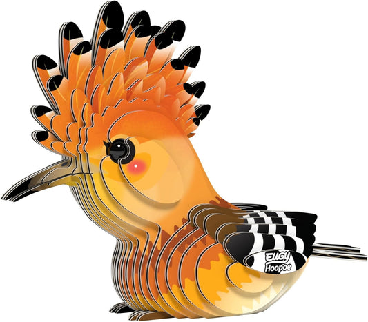 Eugy Hoopoe Bird 105 3D Cardboard Model Construction Kit - Image 2
