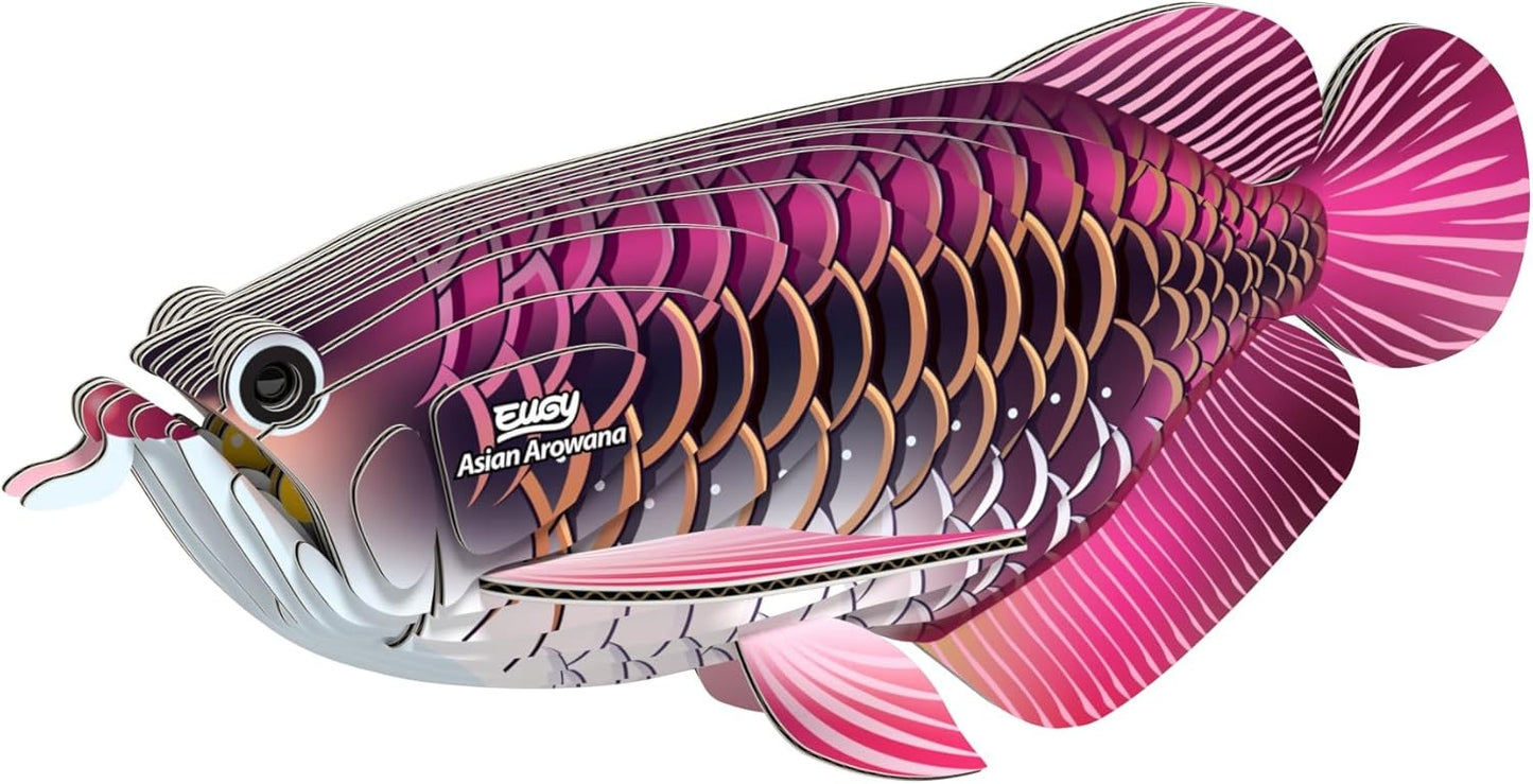 Eugy Asian Arowana Fish 118 3D Cardboard Model Construction Kit - Image 4
