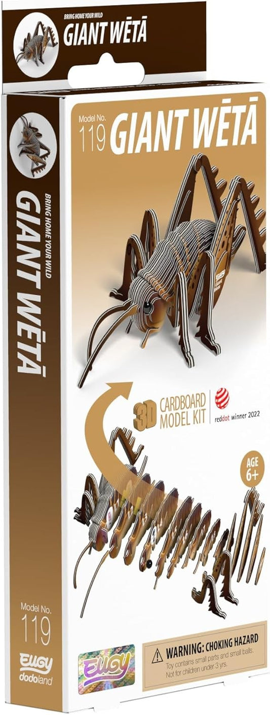 EUGY D5088 Giant Weta Insect 3D Model Craft Kit - Image 2