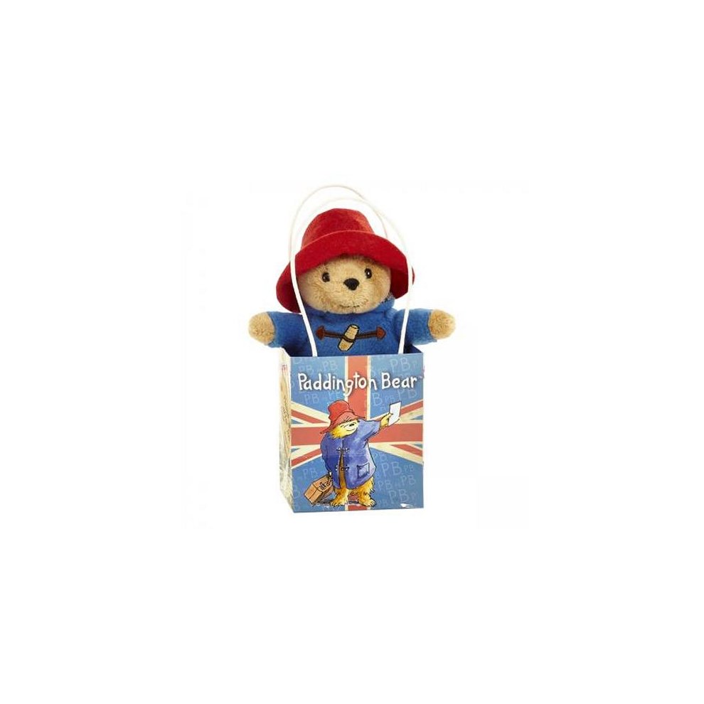 Paddington Bear Classic Soft Toy in Union Jack Bag - Image 1