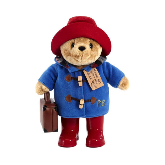 Paddington Bear Plush Toy with Boots and Suitcase - Image 1