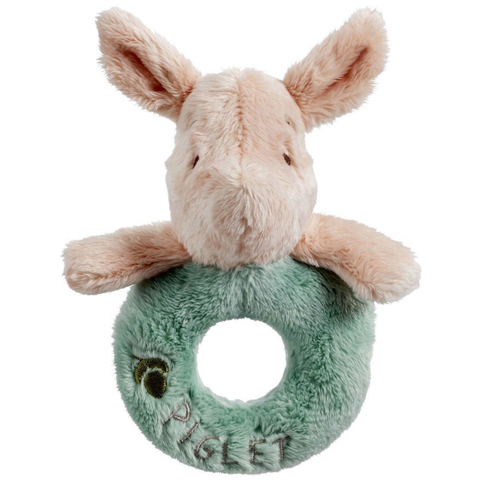 Hundred Acre Wood Piglet Ring Rattle - Image 1