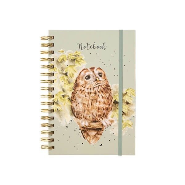 'Treetops' Owl A5 Notebook - Image 1