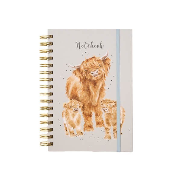Highland Coo'Cow A5 Notebook - Image 1