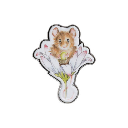'Oops A Daisy' Mouse Pin Badge - Image 1