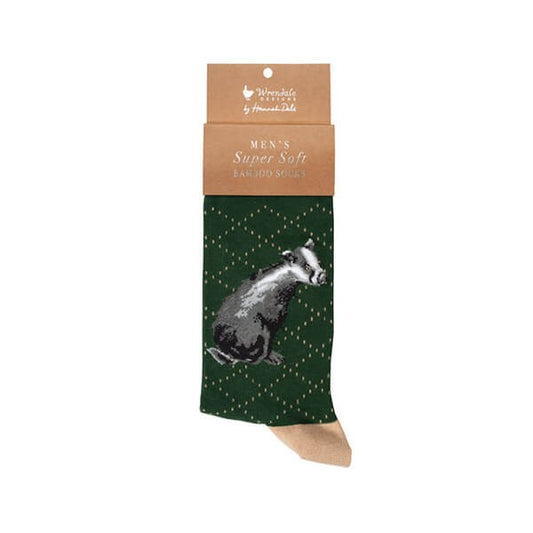 'The Country Gent' Badger Men's Socks - Image 1
