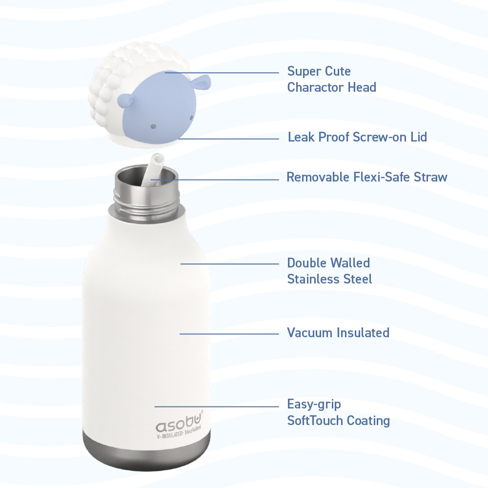 Asobu Seal Bestie Bottle, 460ml - Image 3