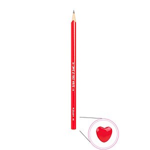 Legami Heart-Shaped Pencil - Love at First Write - Image 1