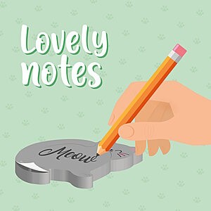Adhesive Notepad - Lovely Notes Kitty - Image 2