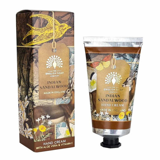 The English Soap Company Anniversary Indian Sandalwood Hand Cream (75 ml) - Image 1