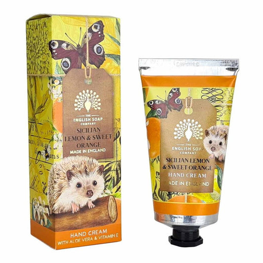 English Soap Company Sicilian Lemon & Sweet Orange Hand Cream Tube 75ml - Image 1