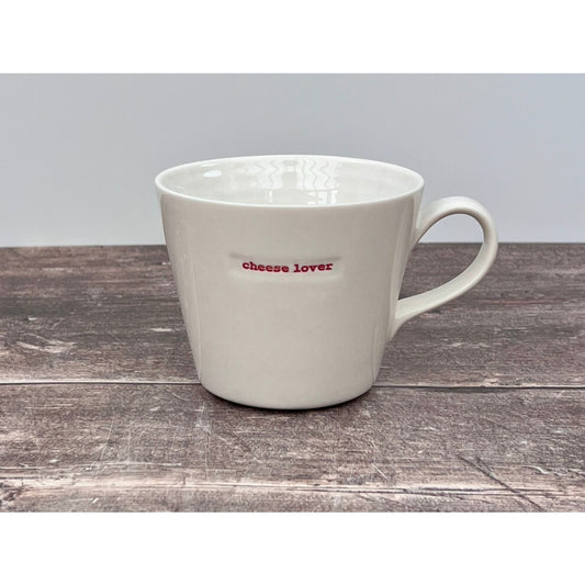 White 'Cheese Lover' Mug - Image 1