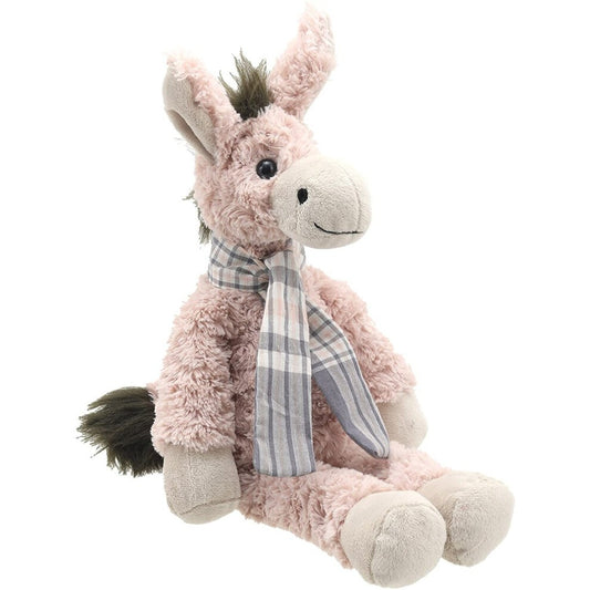 Wilberry - Classics - Large Pink Donkey Soft Toy - Image 1
