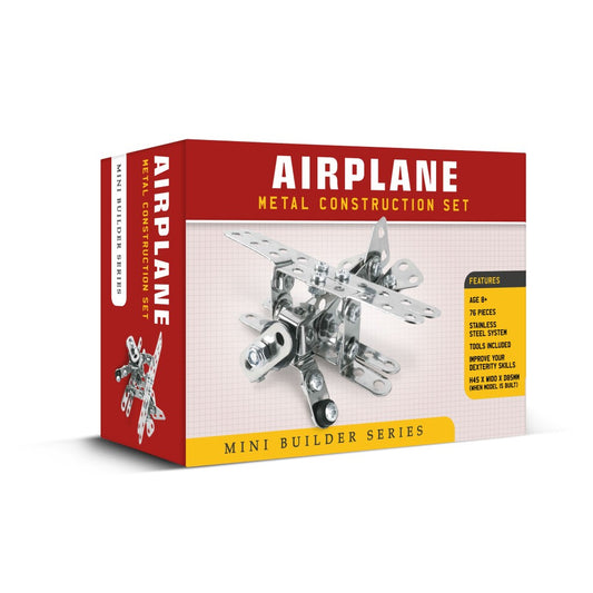 Mini Builder Series Airplane Metal Construction Set - Image 1