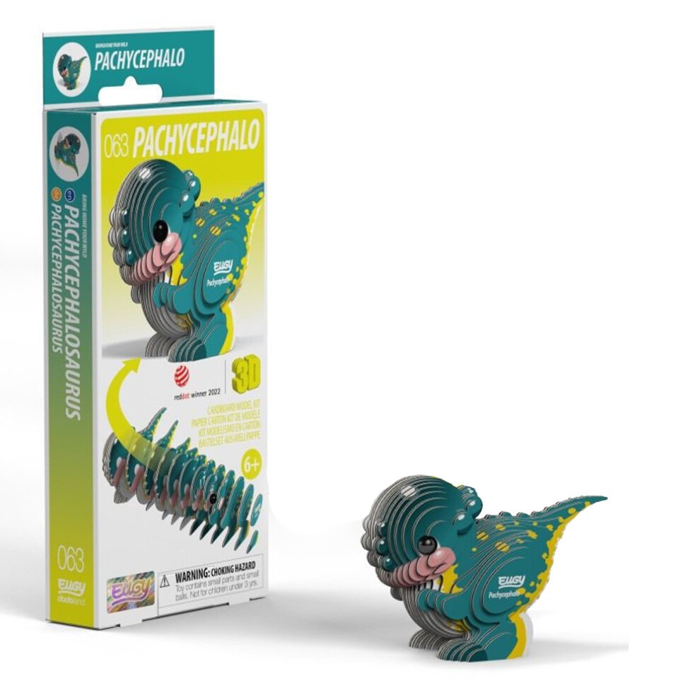 EUGY Pachycephalo No.63 3D Model Craft Kit - Image 1