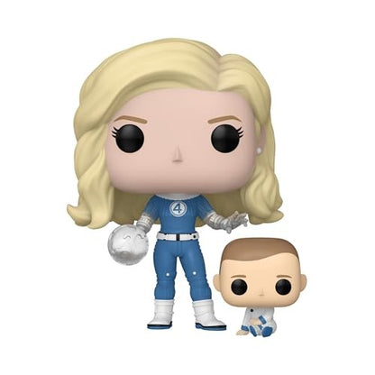 Funko POP and Buddy: the Fantastic Four: First Steps Lineup Invisible Woman and Franklin 4 and 3-in Vinyl Figure Set - Image 2